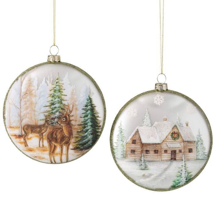 Woodland Disc Ornaments